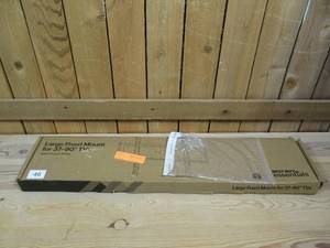 lot 145 image: Best Buy essentials - Fixed TV Wall Mount for Most 3790 TVs - Black