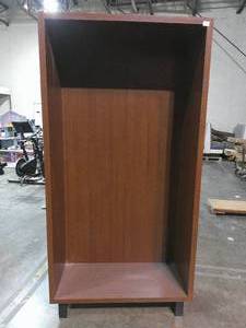 lot 182 image: 83 x 42 x 19 Oak Commercial Grade Book Shelf