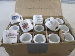 lot 207 image: (EC1) Box of 30 Mini Baseball Team ...