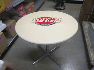 lot 223 image: (BR1) Coca-Cola Round Table - Top i...