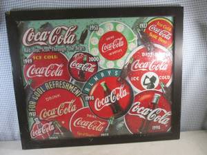 lot 224 image: (FDS) Large Coca-Cola Framed Puzzle...