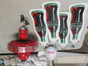 lot 232 image: (CSB) Coca-Cola Ceiling Fan with Li...