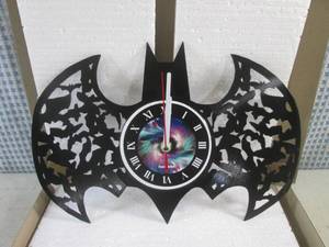 lot 235 image: (BS) Batman Wall Clock 11 34 Wide...
