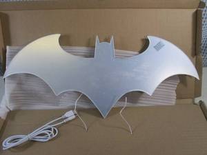 lot 236 image: (EC1) Lightup Batman Logo Silhouett...