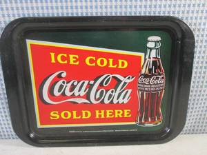 lot 249 image: (EC1) Coca-Cola Metal Serving Tray ...