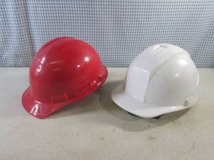 lot 251 image: (CS) 2 Hard Helmets...