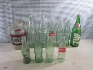 lot 278 image: (EW5) Glass Coca-Cola Pitcher, Asso...