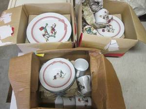 lot 283 image: (F-2) Fine Porcelain Holiday Memori...
