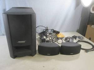 lot 311 image: (D-4) Bose CineMate Series II Digit...