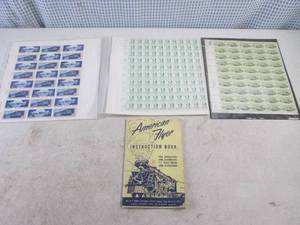 lot 113 image: (EC1) 5 Sheets Vintage Postal Stamp...