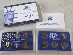 lot 124 image: (CNTR) 2002 United States Mint Proo...