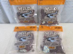 lot 151 image: (B-1) 4 Bags Wild River Mild Beef J...
