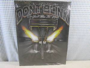 lot 153 image: (EC1) NHRA Dont Blink Tin Sign - N...