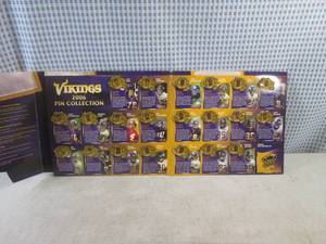 lot 171 image: (EC1) Minnesota Vikings 2006 Pin Co...