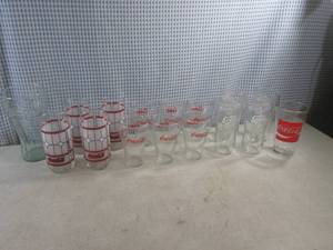 lot 179 image: (A-2) Assorted Coca-Cola Glasses...
