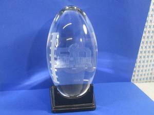 lot 205 image: (CNTR) Super Bowl 50 Crystal Commem...