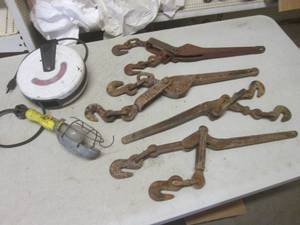 lot 317 image: (EC1) 4 Chain Binders and Reel Work...