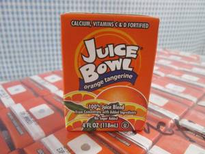 lot 339 image: (EC2) Case of 44 Juice Bowl Orange ...