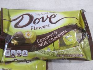 lot 349 image: (B-1) 3 Bags Dove Flowers Caramel &...