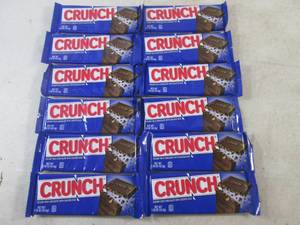 lot 365 image: (B-1) 12 Crunch Candy Bars Past Dat...