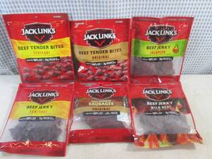 lot 368 image: (B-2) 6 Assorted Bags Jack Links Sn...