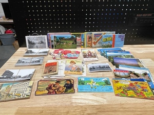 Large Assortment of Vintage Postcards and More