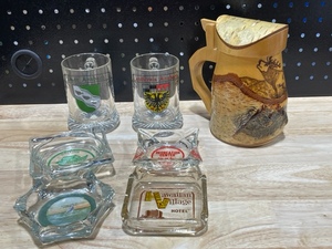 Beer Steins and Vintage Collectible Ashtrays
