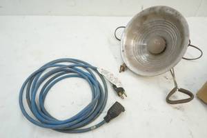 lot 78 image: clamp lamp
