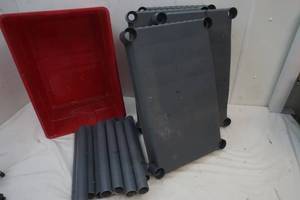 lot 101 image: plastic shelf system
