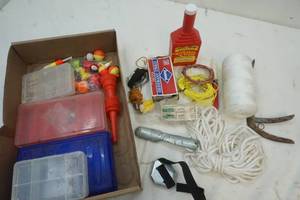 lot 126 image: Fishing supplies