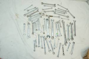 lot 214 image: Wrench lot, Metric