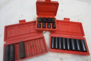 lot 228 image: Deep sockets in cases