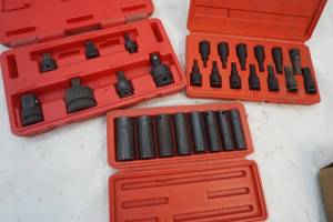 lot 241 image: Variety of sockets in cases