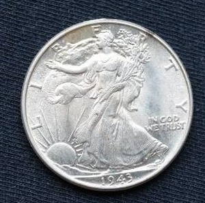 1943 Walking Liberty Half Dollar