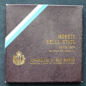 1974 San Marino Mint Set - 1 Silver Coin