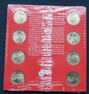 2007 U.S. Mint Uncirculated Presidential Coin Set - 8 Coins