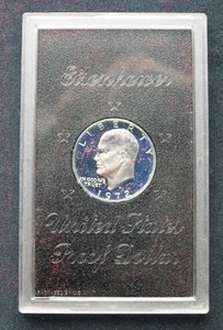 1972-S Proof Eisenhower Silver Dollar