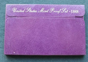 1988 U.S. Mint Proof Coin Set