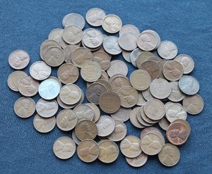 (100) Wheat Pennies