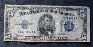 1934-C $5 Silver Certificate