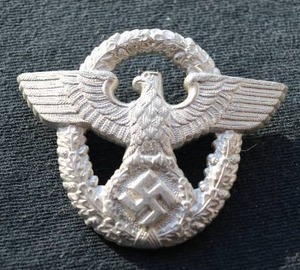 WW2 German Third Reich Police Cap Badge