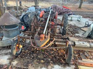Allis Chalmers G with Plow and Cultivator Attachments
