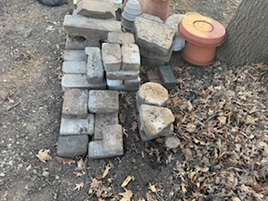 Miscellaneous Pavers and Pots by House