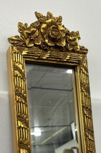 lot 60 image: Gorgeous Gilded Framed Narrow Decorative Mirror