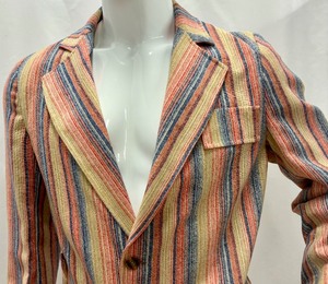 lot 25 image: Vintage Colorful Striped  Blazer