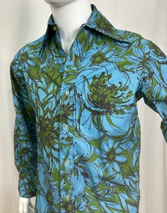 lot 57 image: Retro One of a Kind Handmade Long Sleeve Button Up Dress Shirt