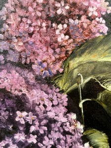 lot 11 image: Original Floral Painting by Kory