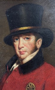 lot 15 image: Original Portrait Painting by Reynolds