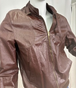 lot 79 image: Vintage Sears Leather Shop Jacket