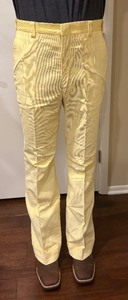 lot 84 image: Vintage Yellow Mens Dress Pants